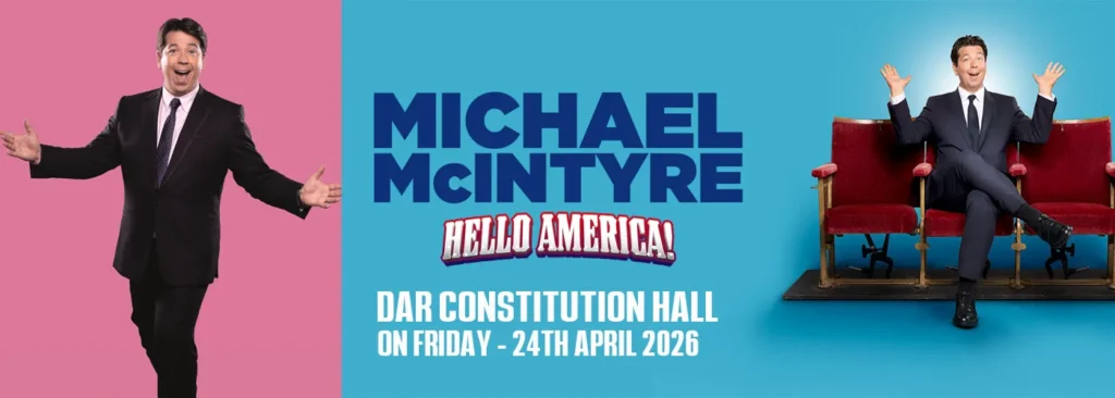 Michael McIntyre at DAR Constitution Hall