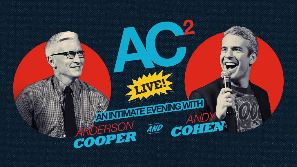Anderson Cooper & Andy Cohen at DAR Constitution Hall
