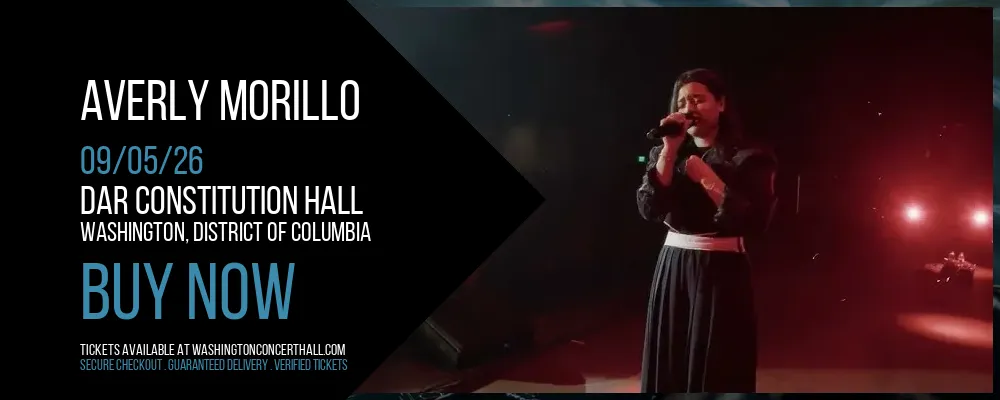 Averly Morillo at DAR Constitution Hall